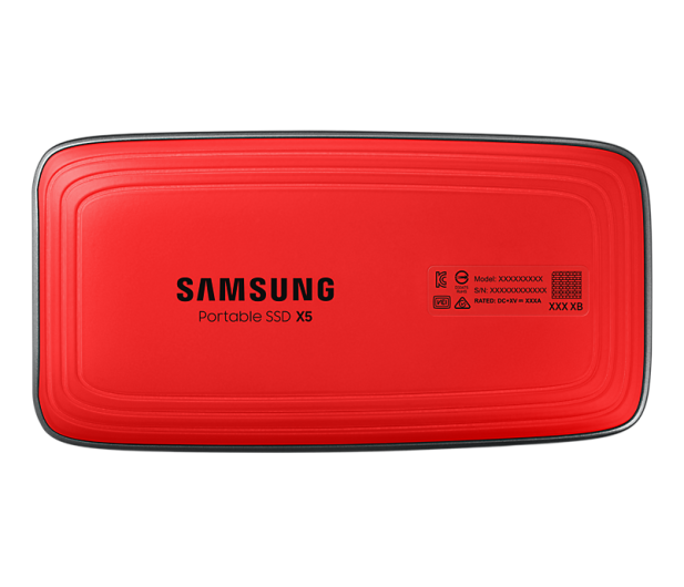 Samsung Portable SSD X5 2TB Thunderbolt3 Czarno-Czerwony - 462278 - zdjęcie 4